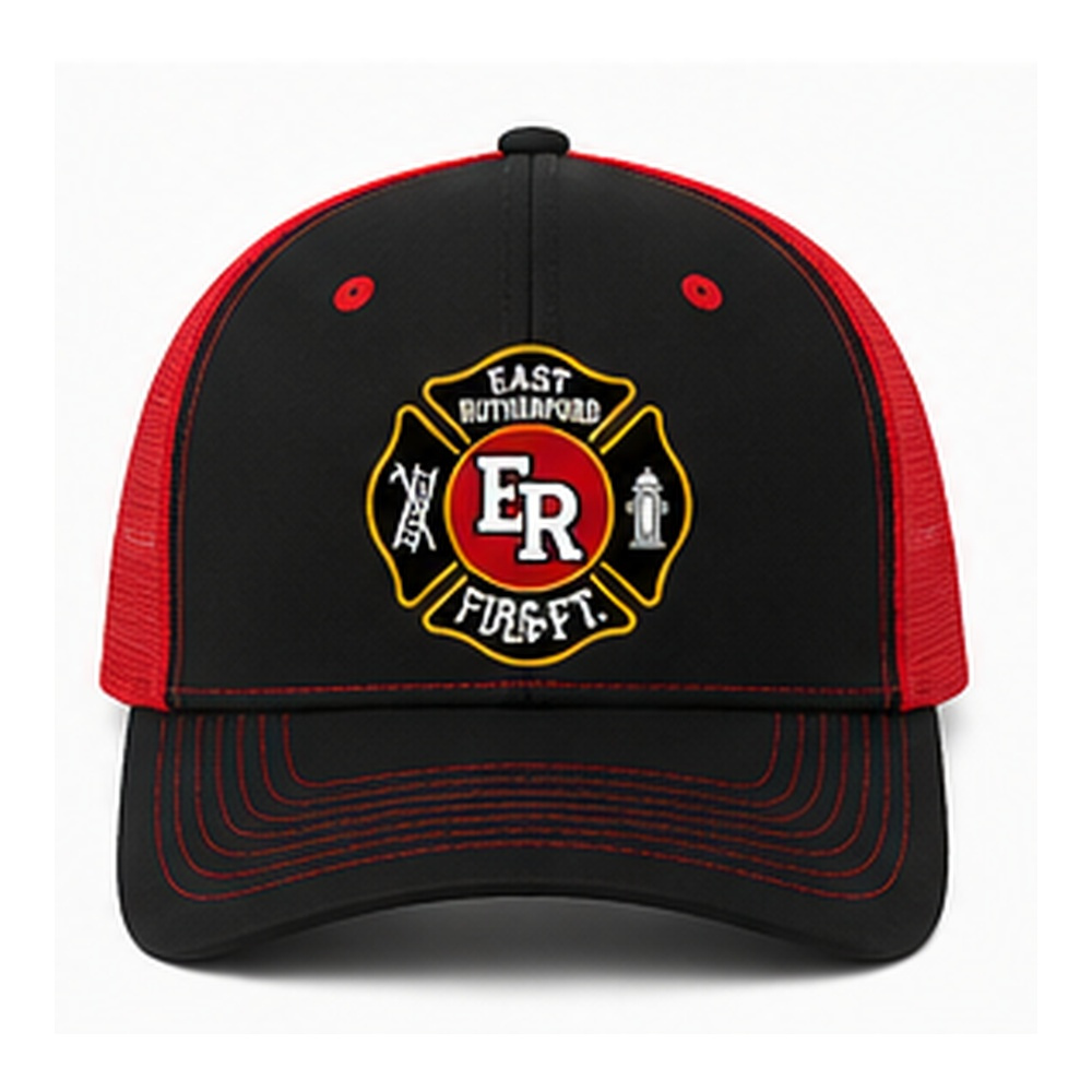 The ERFD Trucker Cap in Red / Black