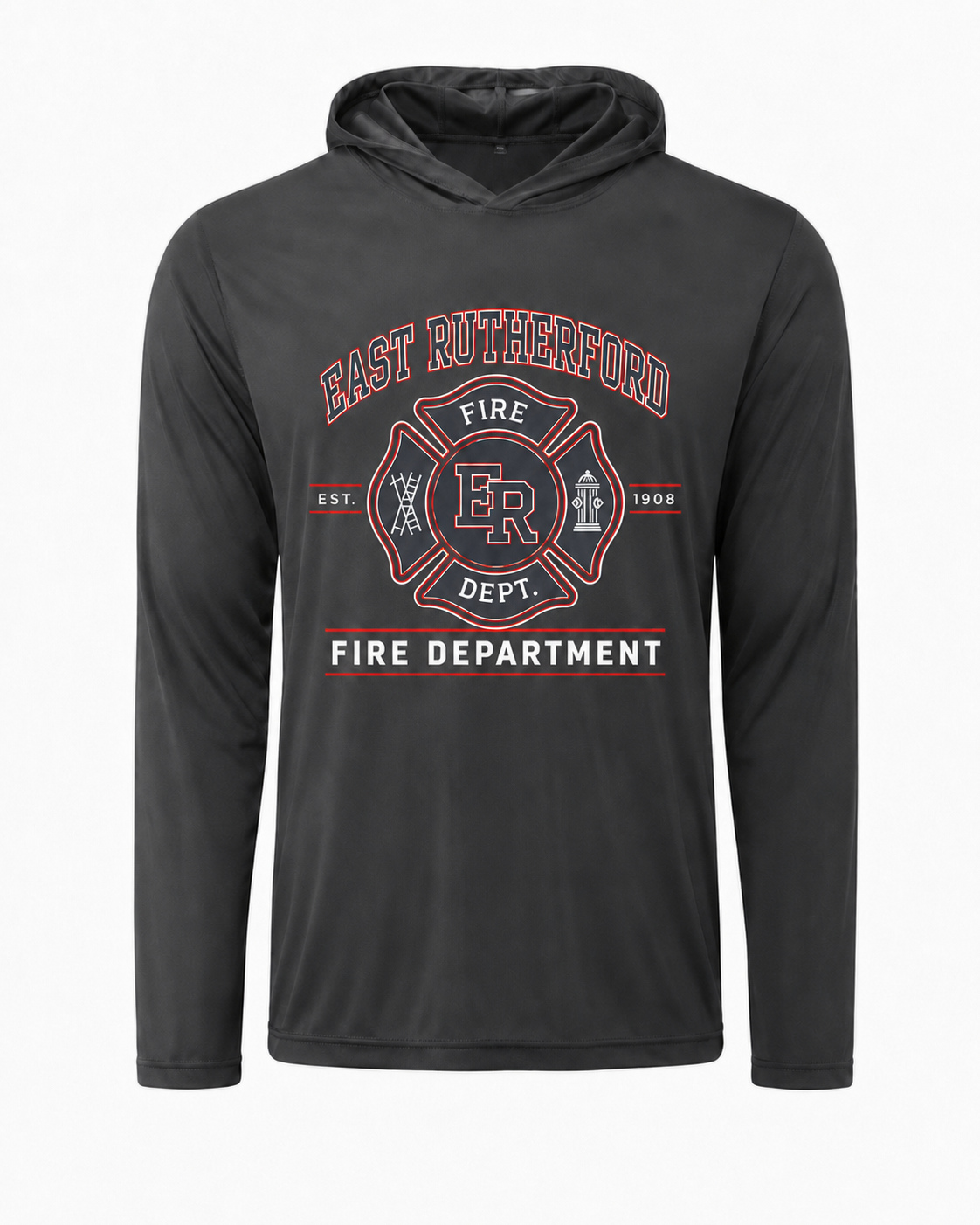 The ERFD Lightweight Hoodie in Dark Gray