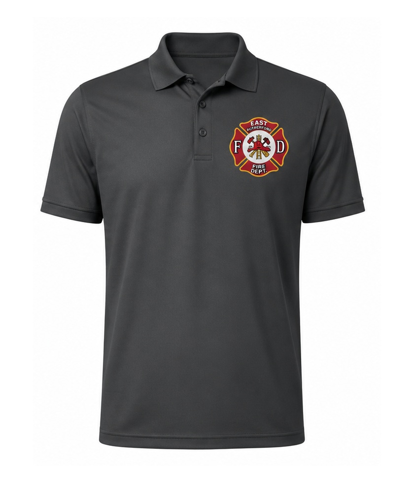 The ERFD Polo in Dark Gray