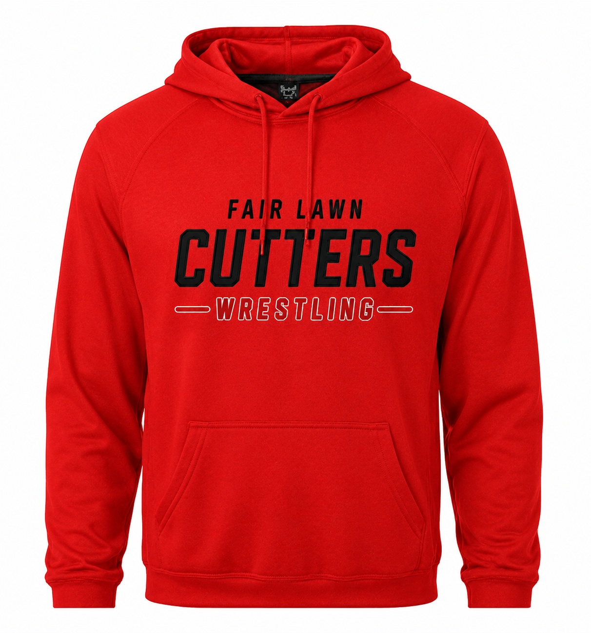 The Cutters Lightweight Hoodie in Heathered Red