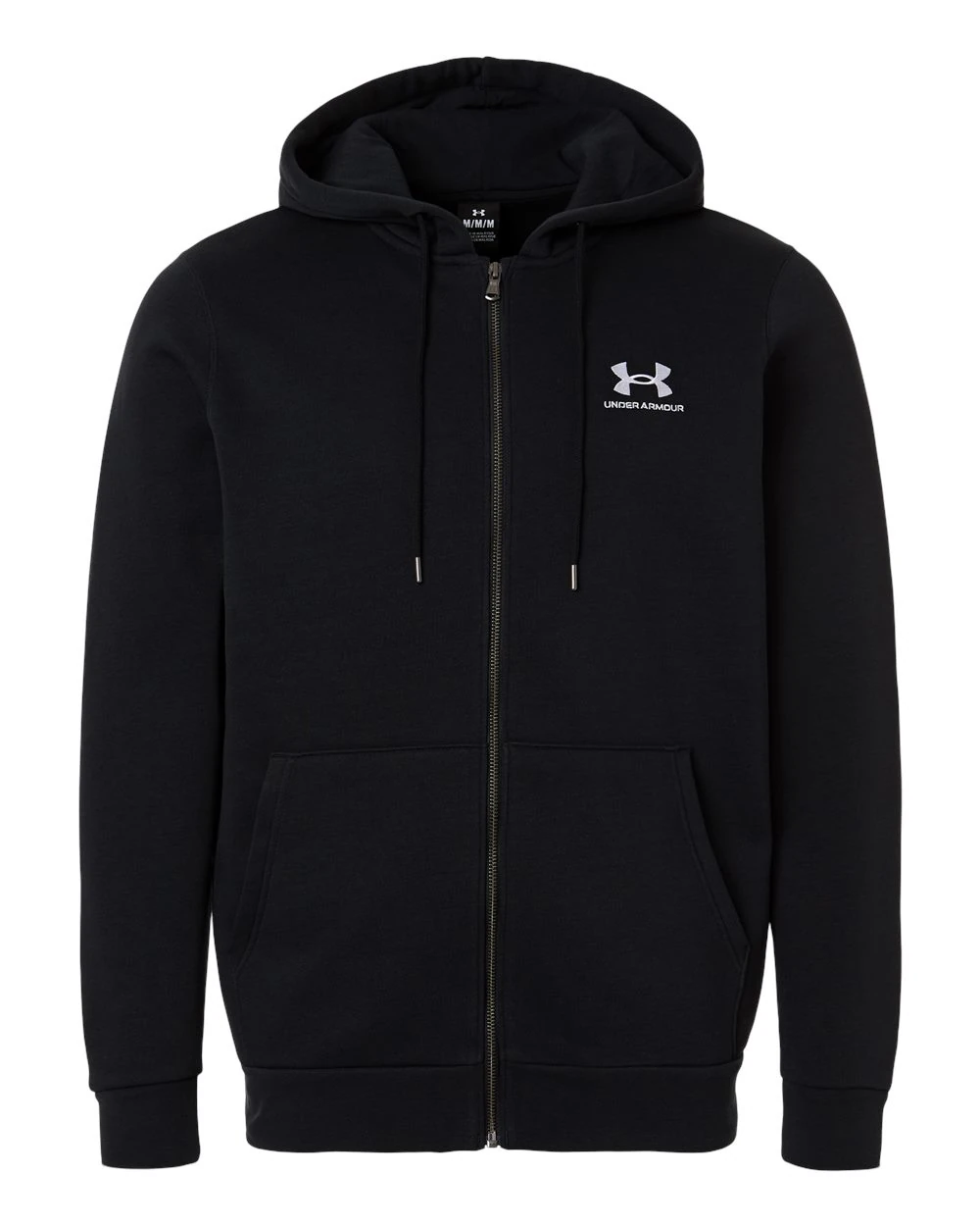 Black Under Armour Men’s Icon Fleece Hooded Full-Zip